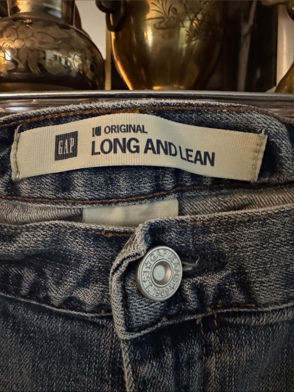 Gap 1969 long and lean jeans 12 regular 31 blue